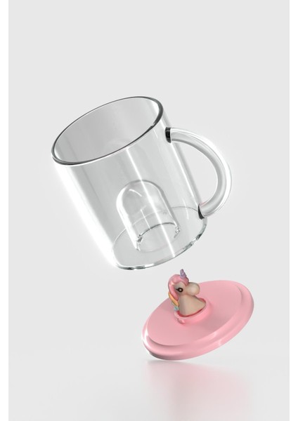 Joy Unicorn Figürlü 250 ml Kulplu Tritan Bardak 222059 Pembe modelleri