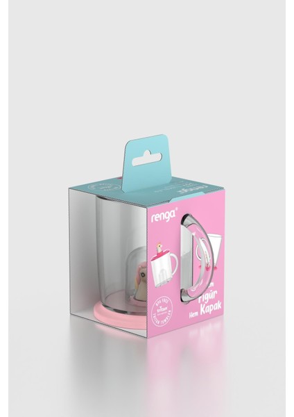 Joy Unicorn Figürlü 250 ml Kulplu Tritan Bardak 222059 Pembe fırsatları