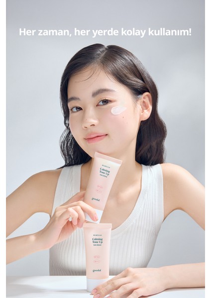 Heartleaf Calming Tone Up Sun Cream - Houttuynia Cordata Özlü Hibrit Filtreli Tone- Up Güneş Kremi SPF50+ Pa++++