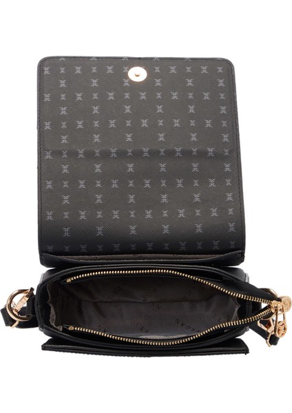 Siyah Print Kadın Omuz Çantası - S1WPR0000807-T0E fırsatları