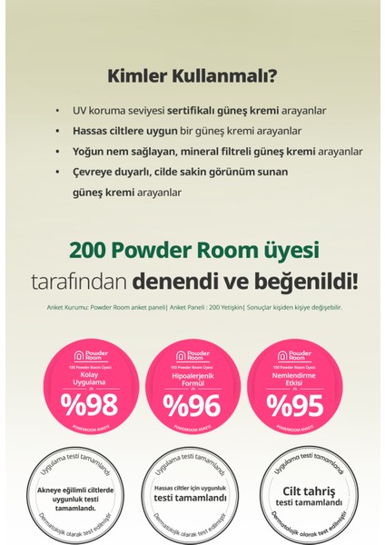 Heartleaf Calming Mineral Filter Sun Cream - Houttuynia Cordata Özlü Mineral Filtreli Güneş Kremi Spf 50+ Pa++++