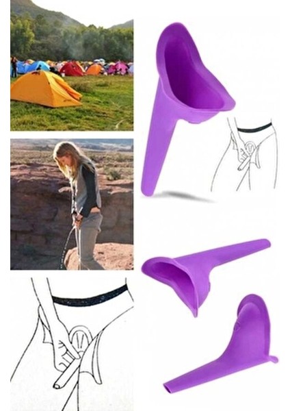 Kadınlar İçin Tıbbi Silikondan Üretilmiş Hijyenik Ayakta İşeme Aparatı indirimleri