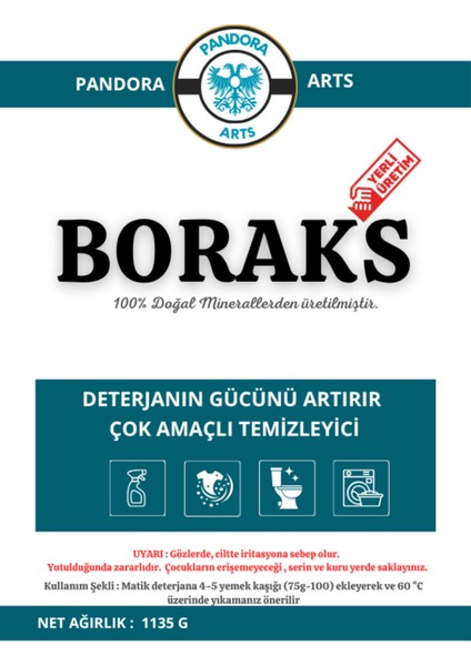 Boraks Katkılı Ağartıcı Toz 1135G Deterjan Katkısı