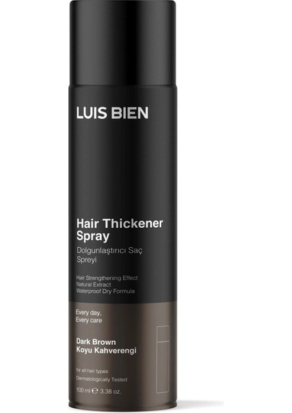 Saç Dolgunlaştırıcı Sprey - Koyu Kahverengi 100 Ml.