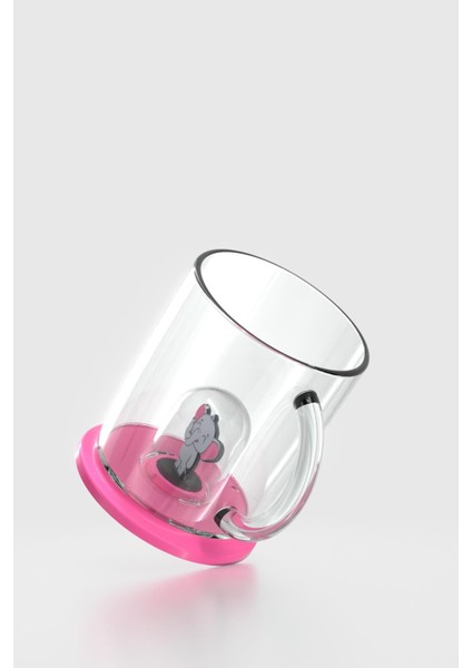 Joy Fil Figürlü 250 ml Kulplu Tritan Bardak 222053 Pembe fiyatları