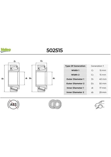 502515 Arka Aks Bilyasi 11054489 11070311 116002140800