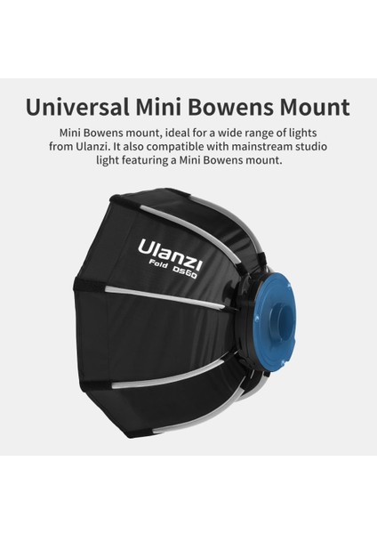 60CM Mini Bowens Quick Release Octagon Softbox fiyatları