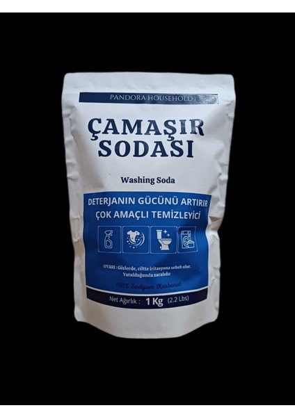 Çamaşır Sodası Washing Soda Laundry Booster 1kg (2.2lbs)