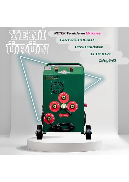 Fan Soğutuculu Çift Yönlü Havalı Petek Temizleme Makinesi