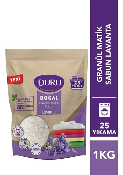 Duru Granül Sabun Tozu Bebek Çamaşırları Için Lavanta 1000 gr