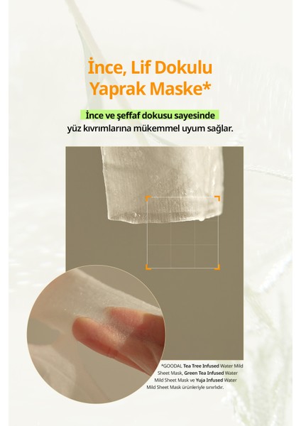 Yuja Infused Water Mild Sheet Mask - Aydınlatıcı Yuja Maskesi