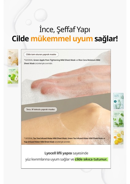 Yuja Infused Water Mild Sheet Mask - Aydınlatıcı Yuja Maskesi