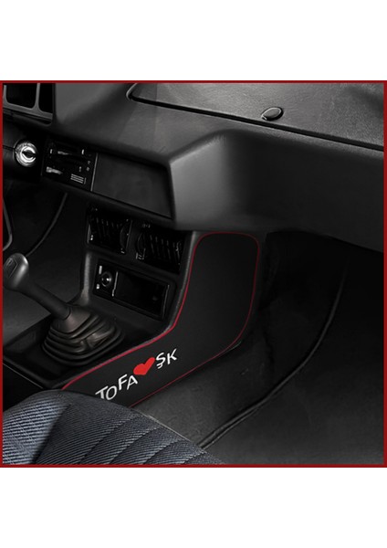 Tofaş Şahin Doğan Kartal Torpido Vites Orta Konsol Yan Koruma Halısı – Nakış İşlemeli Kumaş Kaplama modelleri