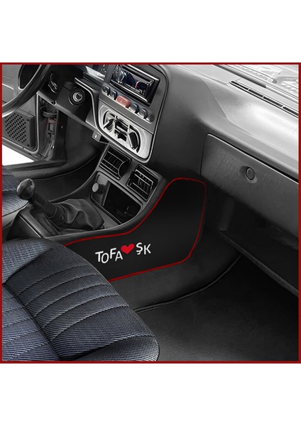 Tofaş Şahin Doğan Kartal Torpido Vites Orta Konsol Yan Koruma Halısı – Nakış İşlemeli Kumaş Kaplama fırsatları