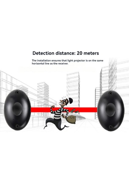 Kapılar Kapılar ve Pencere Için Kızılötesi Işın Sensörü - Harici Alarm Dedektörü (Yurt Dışından) indirimleri