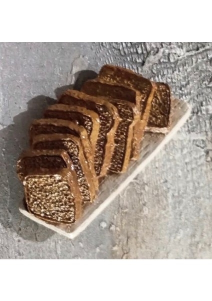 Mini Ekmek Ekmek Tahtası Magnet Pano Süsü Silikon Kalıp K-501, Taş Tozu Sabun Alçı Mum Kalıbı indirimleri