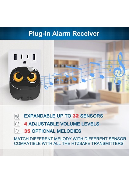 Kablosuz Driveway Alarm 800 Metre Uzun Hava Durumu Geçirmez Dış Motor Sensörü ve Dedektör Güvenlik Uyarısı Sistem-Abd Fiş (Yurt Dışından) modelleri