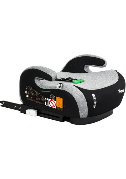 Isofix Bağlantılı 15-36 kg Oto Koltuğu Yükseltici Booster Gri modelleri