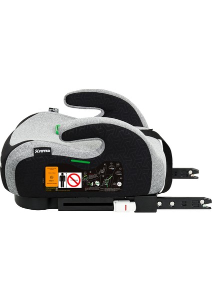 Isofix Bağlantılı 15-36 kg Oto Koltuğu Yükseltici Booster Gri fırsatları