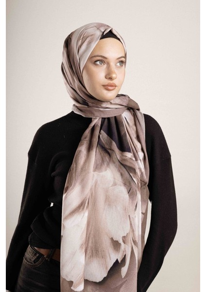 Desenli Pamuk İpek Şal Desen-3 modelleri