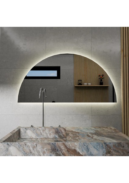 Arco LED Ayna – Yarım Kemer Formlu Modern Banyo Aynası modelleri