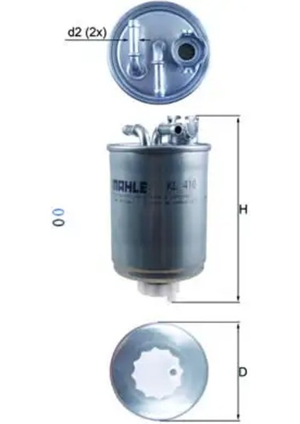 KL410D Yakit Filtresi 1GD127401 6N0127401F 6N0127401G