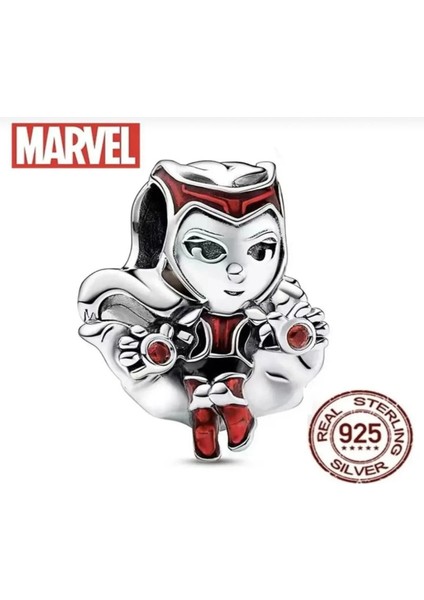 Marvel Scarlet Witch Kızıl Cadı S925 Ayar Charm fiyatları