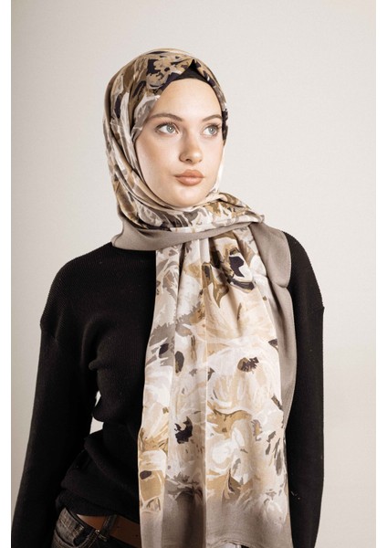 Desenli Pamuk İpek Şal Desen-2