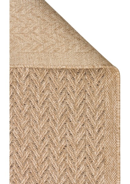 Salda SLD 05 Natural - Suya Dayanıklı Jüt Görünümlü Natural Sisal Halı | Yumuşak Dokulu, Modern İç & Dış Mekan Halısı