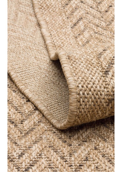 Salda SLD 05 Natural - Suya Dayanıklı Jüt Görünümlü Natural Sisal Halı | Yumuşak Dokulu, Modern İç & Dış Mekan Halısı indirimleri