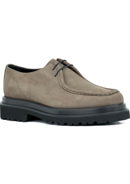 Hakiki Nubuk Deri Modern Haki Loafer Erkek Ayakkabı Eva Taban - 3094 fiyatları