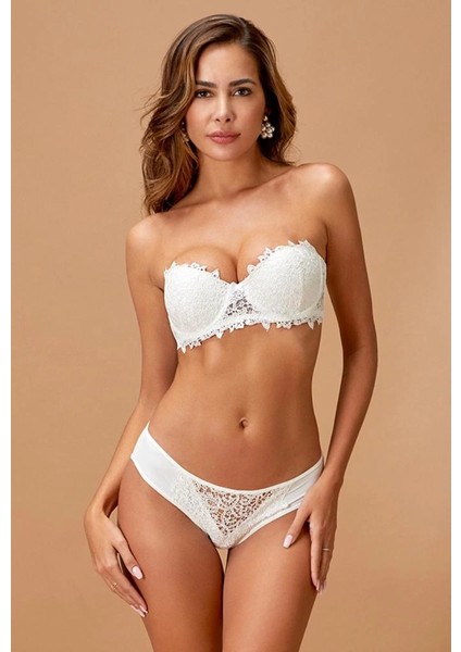 Nurteks 4594 Straplez Sütyen Takımı