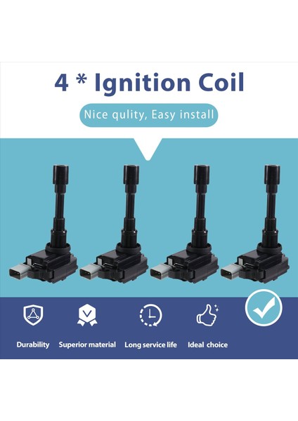 4pcs Ateşleme Bobini 33400-65G00 33410-77E01 Suzuki Ingis Için Jimmy Baleno Sx4 Swift Holden Cruze Yg M13A M15A M16A G16B (Yurt Dışından) indirimleri