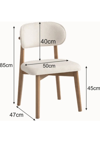 Herba 2'li Ahşap Sandalye, Modern Mutfak ve Yemek Sandalyesi fırsatları