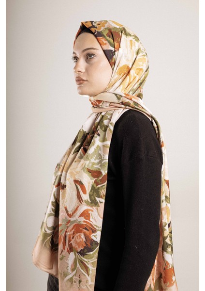 Desenli Pamuk İpek Şal Desen-2 fırsatları