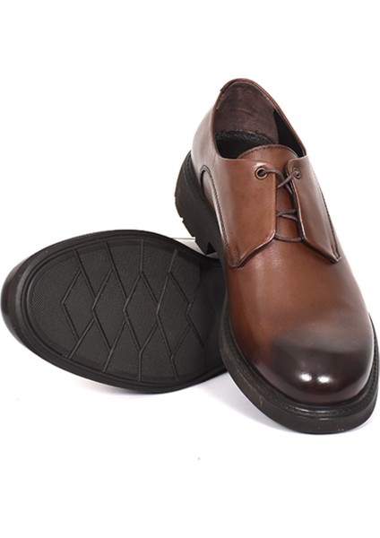Hakiki Deri Kahverengi Klasik Erkek Ayakkabı - Eva Taban - 3987 fırsatları