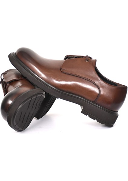 Hakiki Deri Kahverengi Klasik Erkek Ayakkabı - Eva Taban - 3987 indirimleri