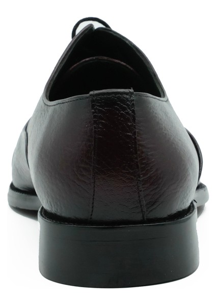 Hakiki Deri Bordo Klasik Erkek Kösele Ayakkabı - K166 modelleri