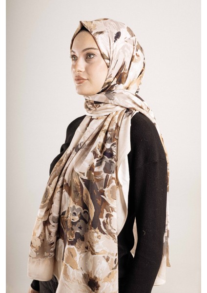 Desenli Pamuk İpek Şal Desen-2 modelleri