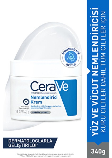 Nemlendirici Krem Kuru Ciltler İçin Dermatologlar Tarafından Geliştirildi 340 gr fiyatları