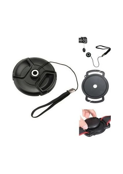 Marka Lens Kapağı Kayıp Tokası 43MM 52MM 55MM