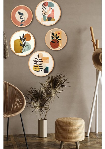 Notpa Dekorize Mdf 5 Parça Çerçeve Görünümlü Tablo Set 5003 50 x 70 fiyatları