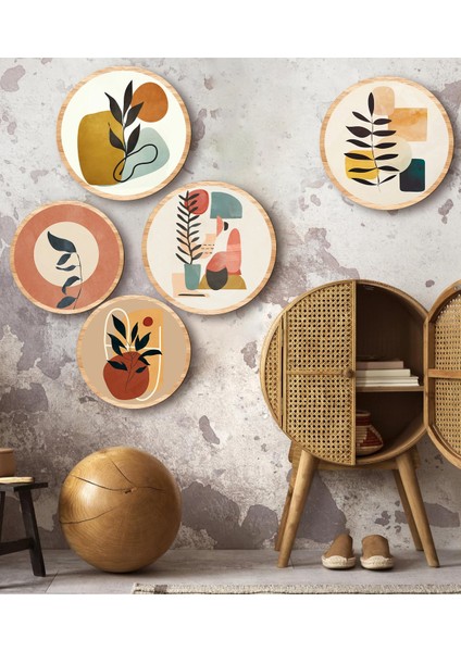 Notpa Dekorize Mdf 5 Parça Çerçeve Görünümlü Tablo Set 5003 50 x 70 fırsatları