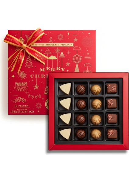Merry Christmas Kirmizi Spesiyal Kutu 158 gr Glutensiz