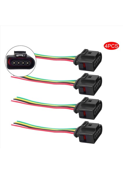 8set Audi A3 A4 A5 A6 Tt Vw Passat Jetta 1J0973724 Için 8set Ateşleme Konnektörü Kablo Çekme Kablo Fişi (Yurt Dışından) fırsatları