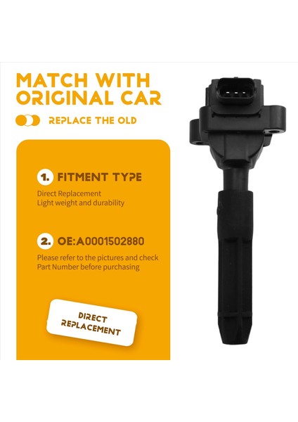 Yeni Ateşleme Bobini 001502880 0001501780 A0001501780 A0001502880 Mercedes-Benz C-Serisi W203 S203 C208 A208 E-Serisi (Yurt Dışından) indirimleri