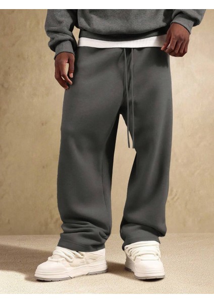Baggy Erkek 3 Iplik Bol Kesim Bol Paça Mevsimlik Eşofman