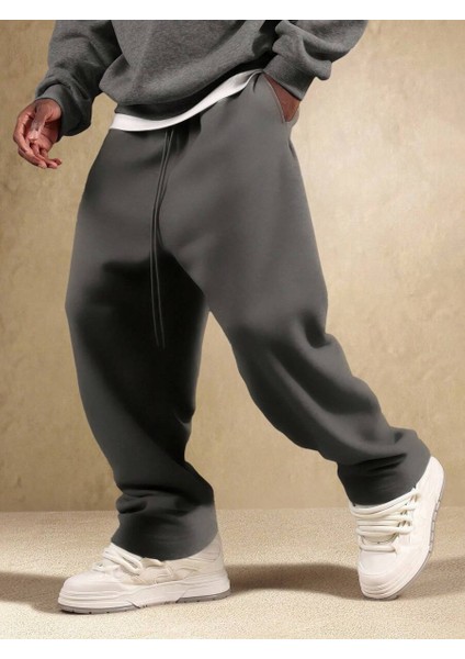Baggy Erkek 3 Iplik Bol Kesim Bol Paça Mevsimlik Eşofman fiyatları