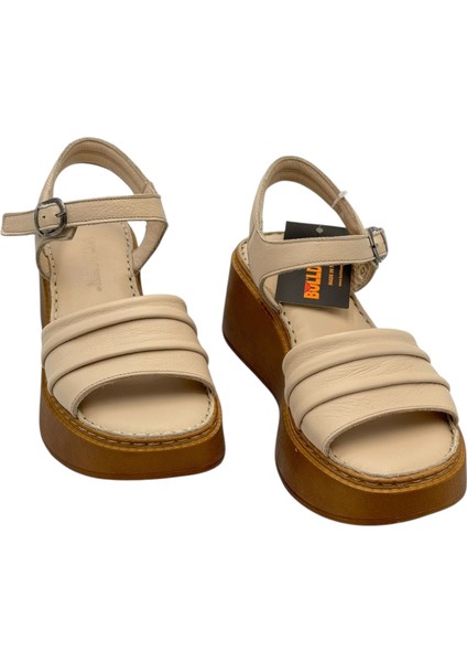 Kadın Yüksek Taban Ortapedi Sandalet Hakiki Deri 241566 fiyatları