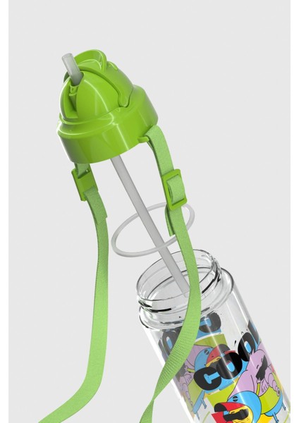 Leya Kral Şakir Desenli 1000 ml Çocuk Beslenme Kabı ve 500 ml Suluk Seti 222051 Yeşil indirimleri